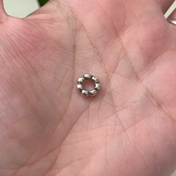 Retired Pandora Big Bubble Spacer Charm - Picture 8 of 8